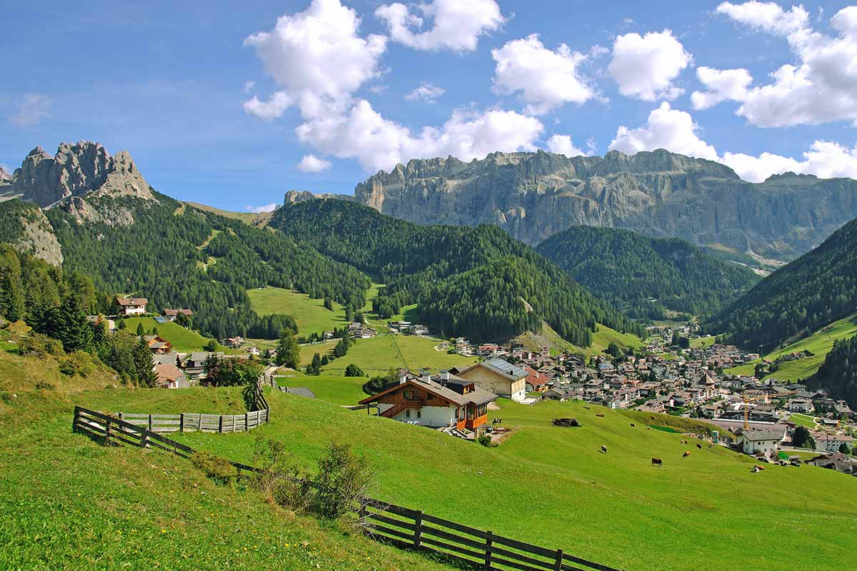 Blick auf Wolkenstein