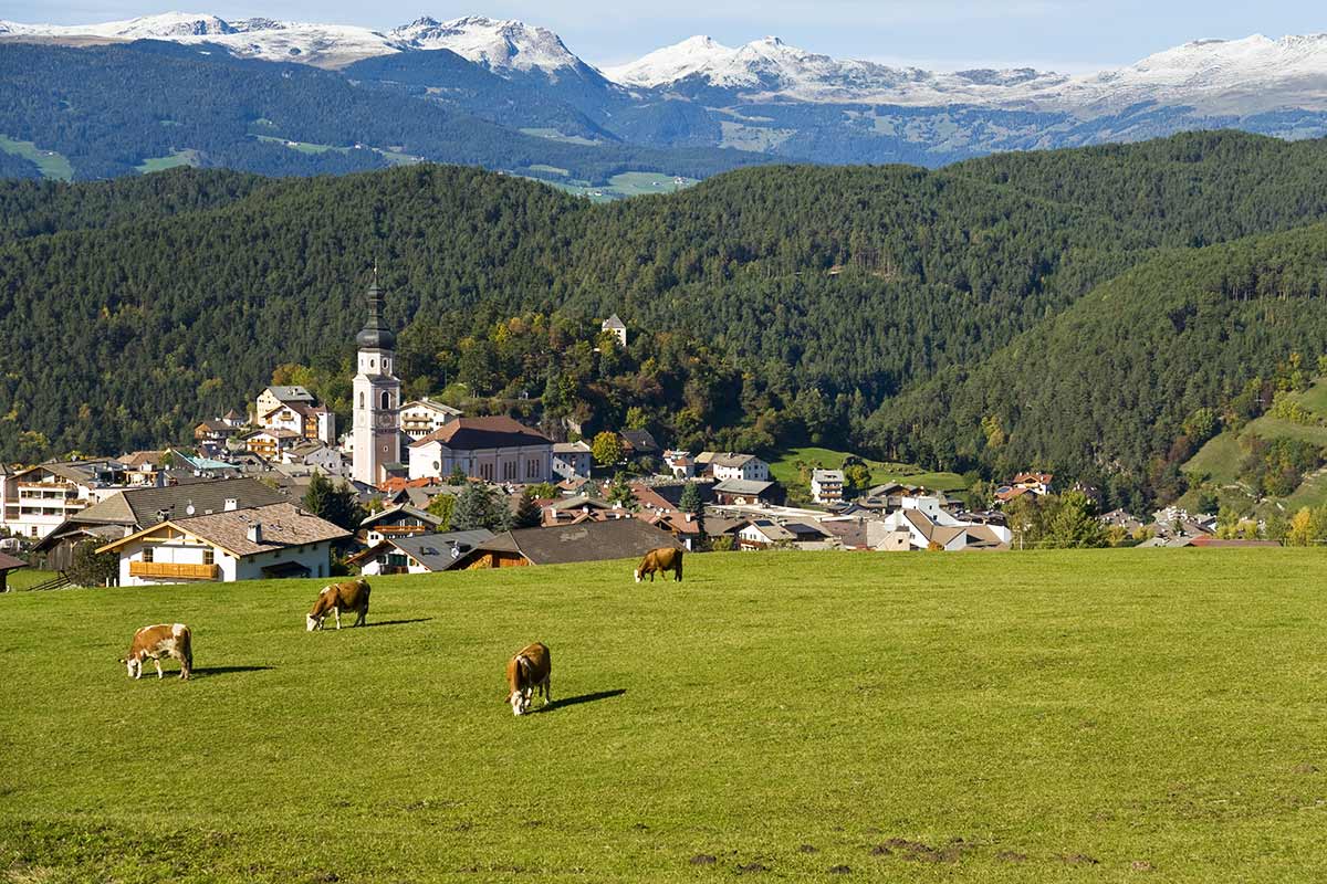 Blick auf Kastelruth